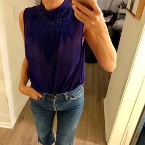 Vintage beaded top